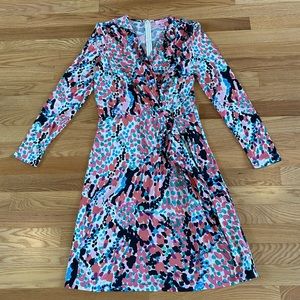 Lilly Pulitzer faux wrap dress
